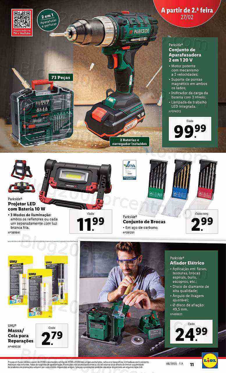 Antevisão Folheto LIDL Bazar Promoções a partir de 27 fevereiro