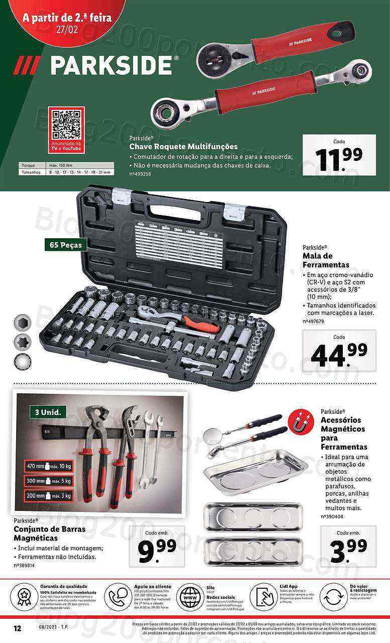 Antevisão Folheto LIDL Bazar Promoções a partir de 27 fevereiro