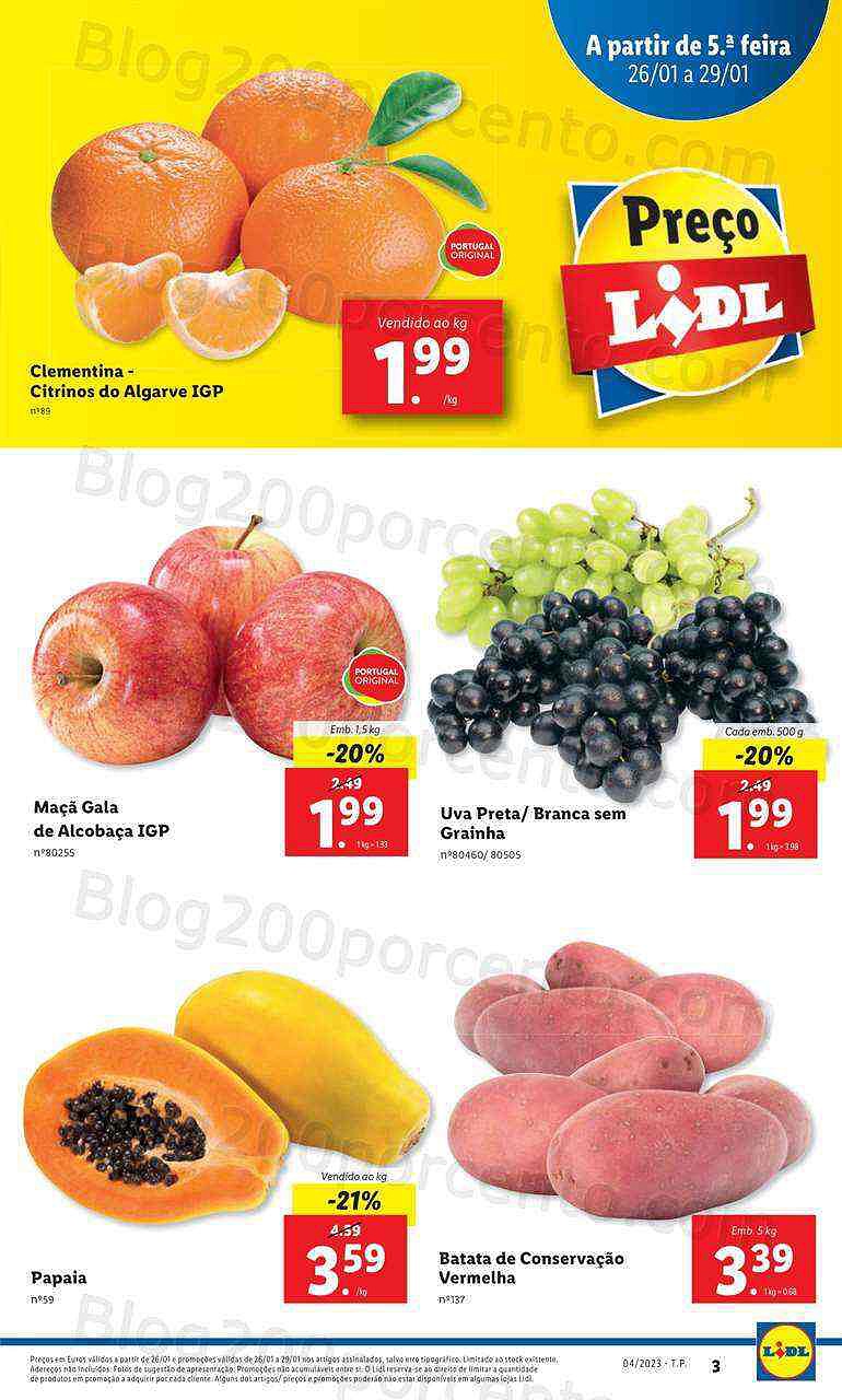 Antevisão Folheto LIDL Promoções de 23 a 29 janeiro - Edição Digital e Completa