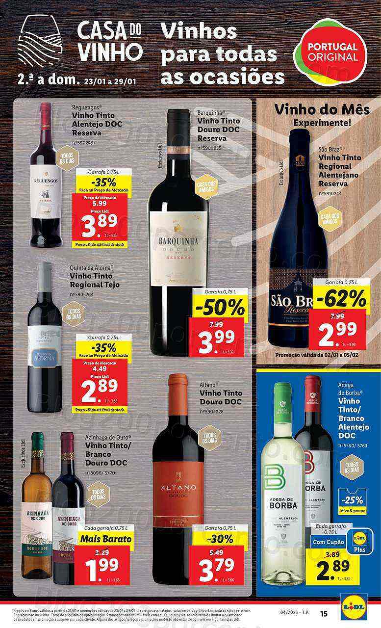 Antevisão Folheto LIDL Promoções de 23 a 29 janeiro - Edição Digital e Completa