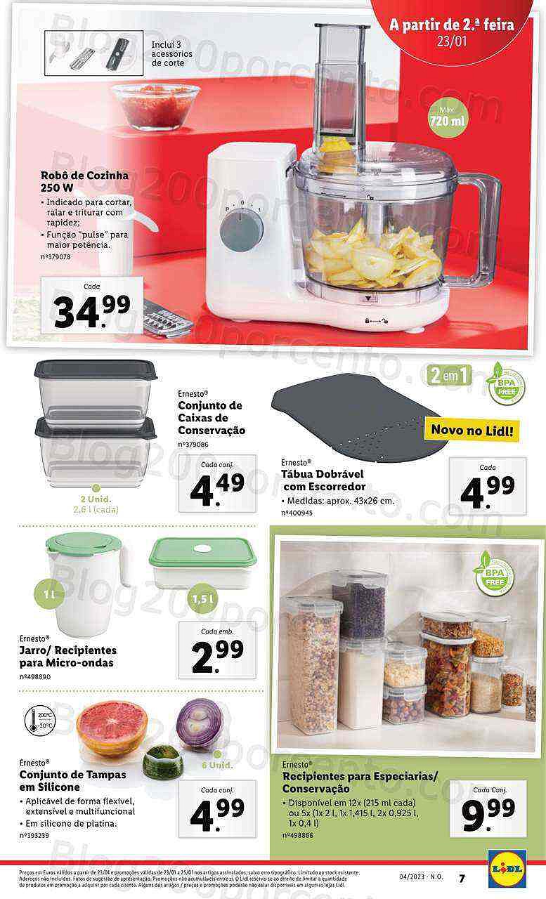 Antevisão Folheto LIDL Promoções de 23 a 29 janeiro - Edição Digital e Completa