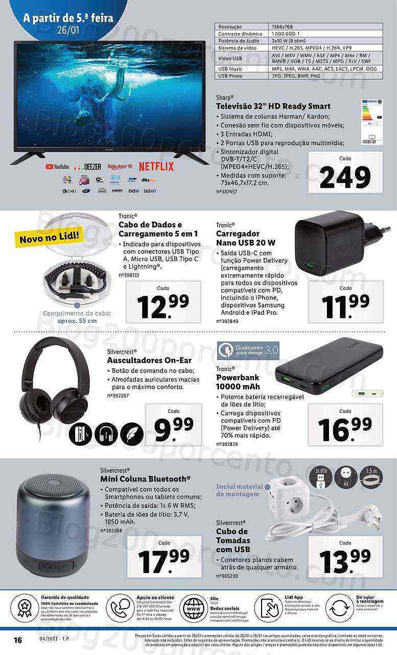 Antevisão Folheto LIDL Promoções de 23 a 29 janeiro - Edição Digital e Completa