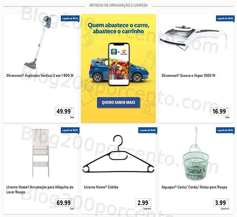 Antevisão Folheto LIDL Bazar 16 e 19 janeiro