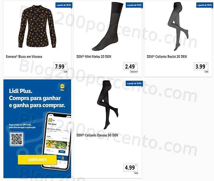 Antevisão Folheto LIDL Bazar 16 e 19 janeiro