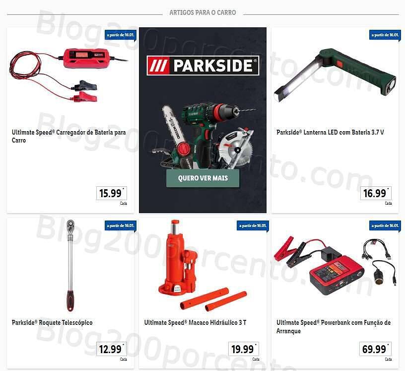 Antevisão Folheto LIDL Bazar 16 e 19 janeiro