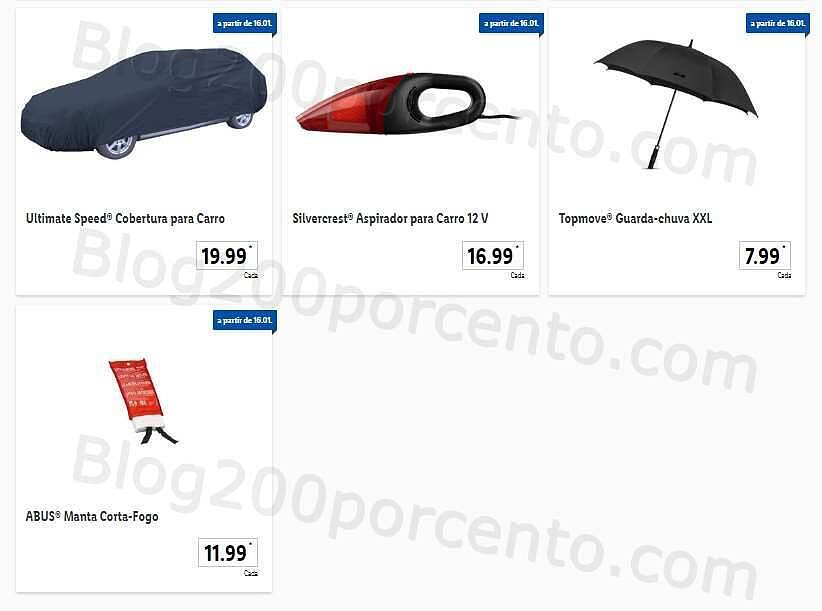 Antevisão Folheto LIDL Bazar 16 e 19 janeiro