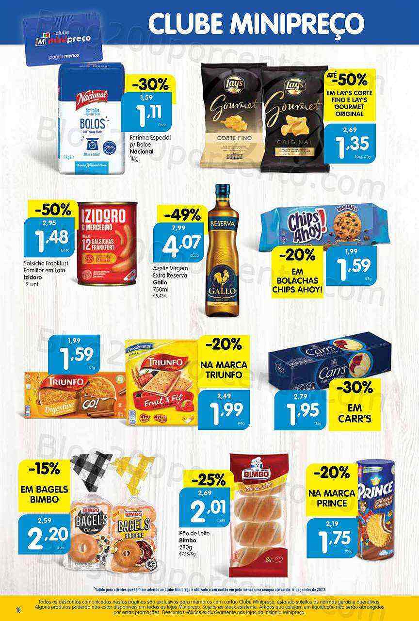 Antevisão Folheto MINIPREÇO Promoções de 19 a 25 janeiro