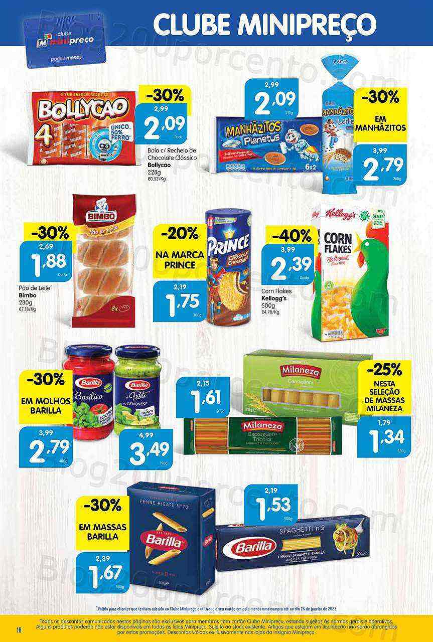 Antevisão Folheto MINIPREÇO Promoções de 26 janeiro a 1 fevereiro