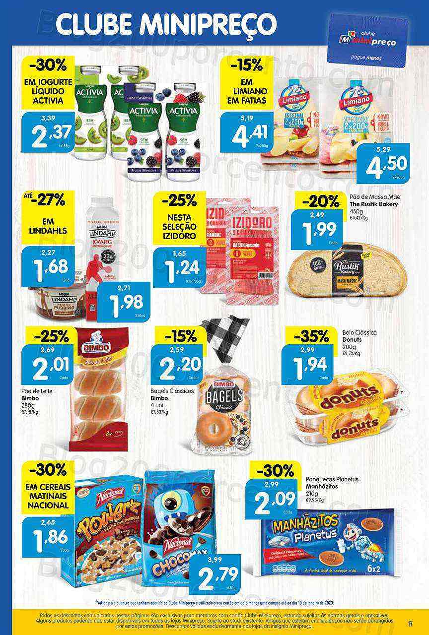 Antevisão Folheto MINIPREÇO Promoções de 12 a 18 janeiro
