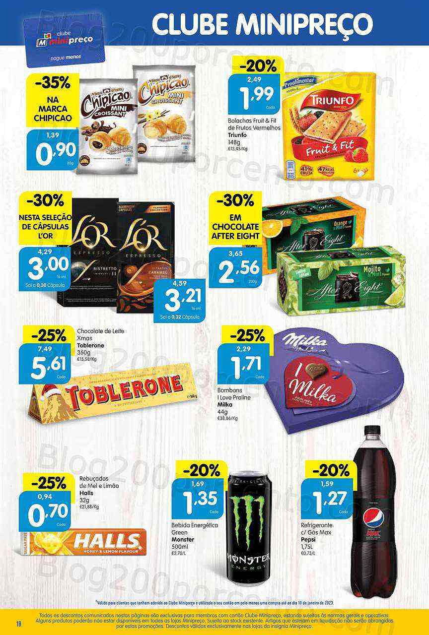 Antevisão Folheto MINIPREÇO Promoções de 12 a 18 janeiro