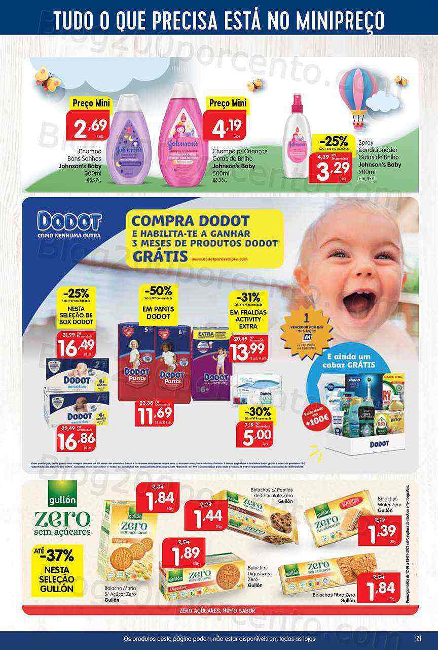 Antevisão Folheto MINIPREÇO Promoções de 12 a 18 janeiro