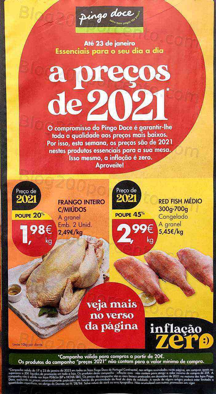 Antevisão Folheto PINGO DOCE Promoções de 17 a 23 janeiro