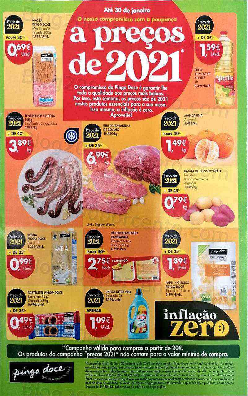 Antevisão Folheto PINGO DOCE Fim de Semana - 27 a 30 janeiro