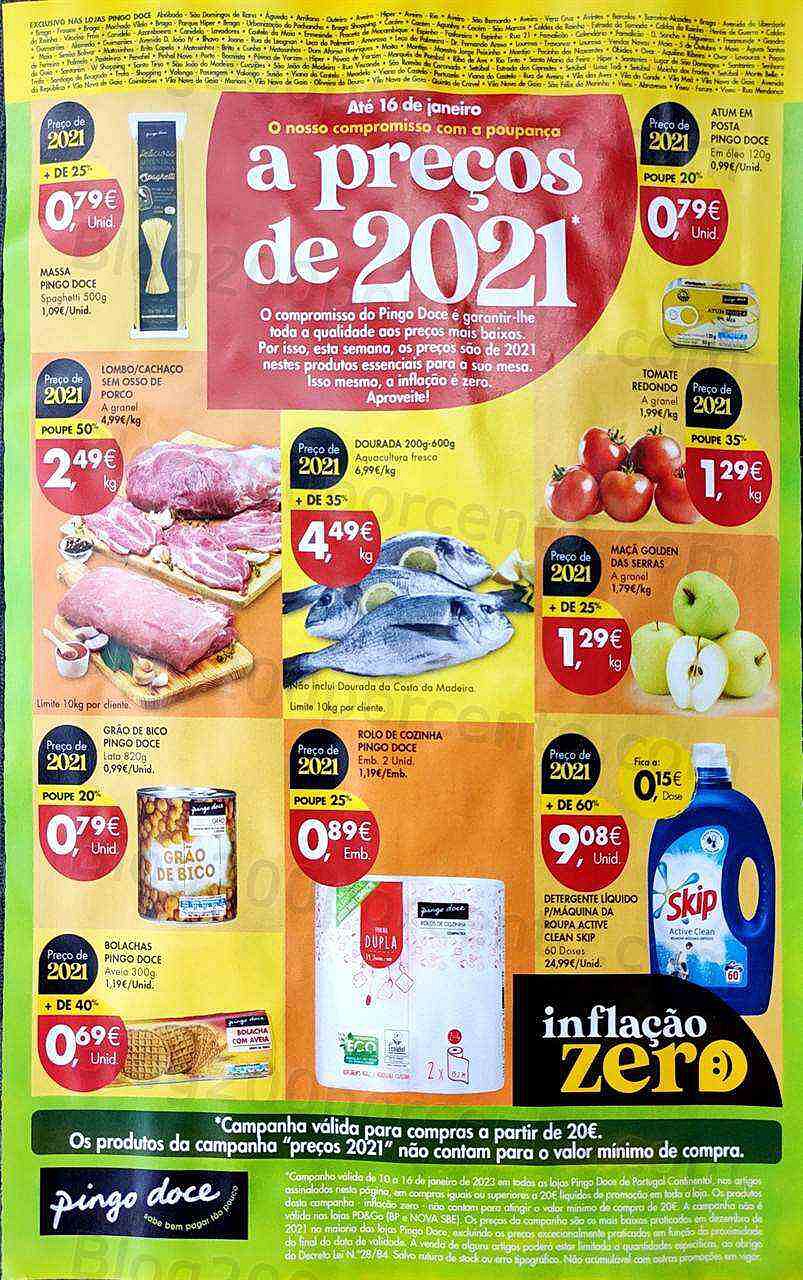Antevisão Folheto PINGO DOCE Promoções Fim de Semana - 13 a 16 janeiro