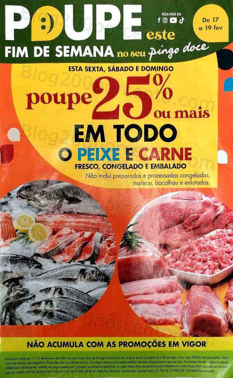 Antevisão Folheto PINGO DOCE Promoções Fim de Semana - 17 a 19 fevereiro