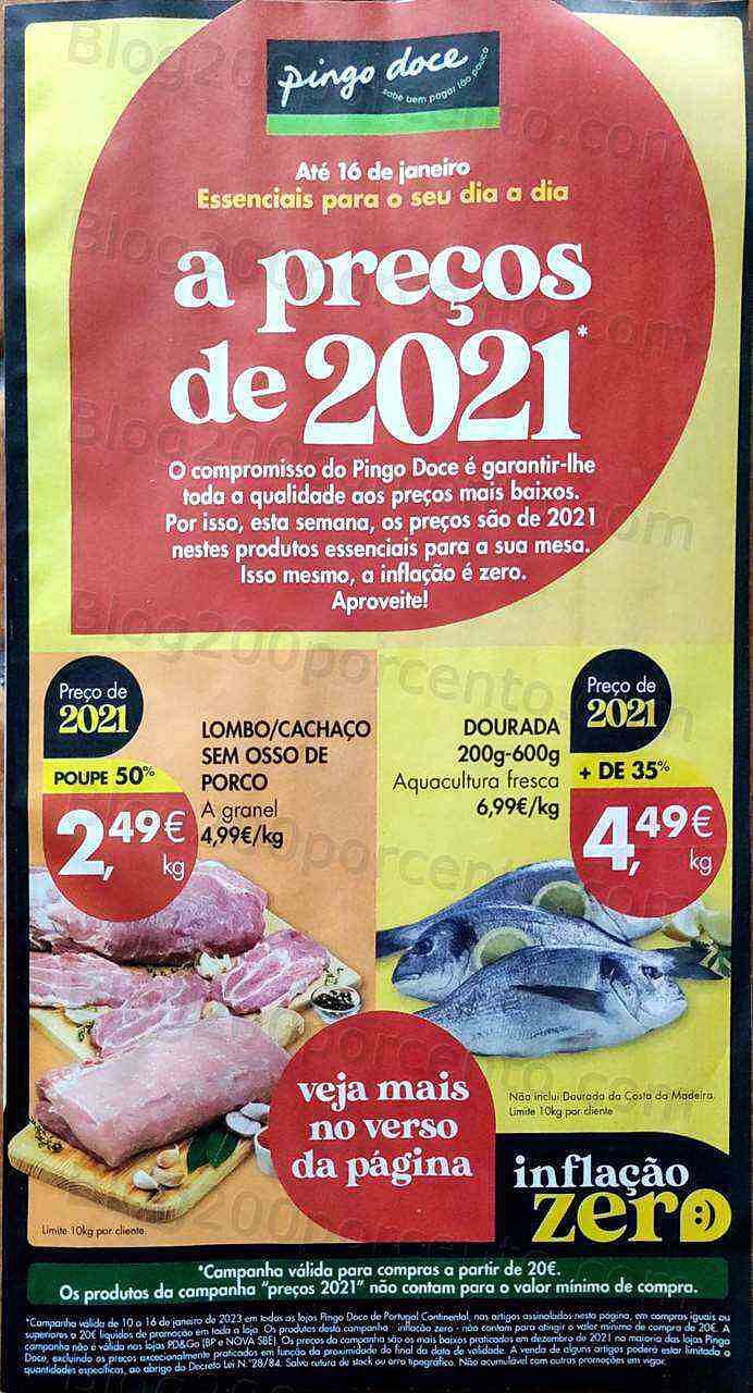 Antevisão Folheto PINGO DOCE Promoções de 10 a 16 janeiro