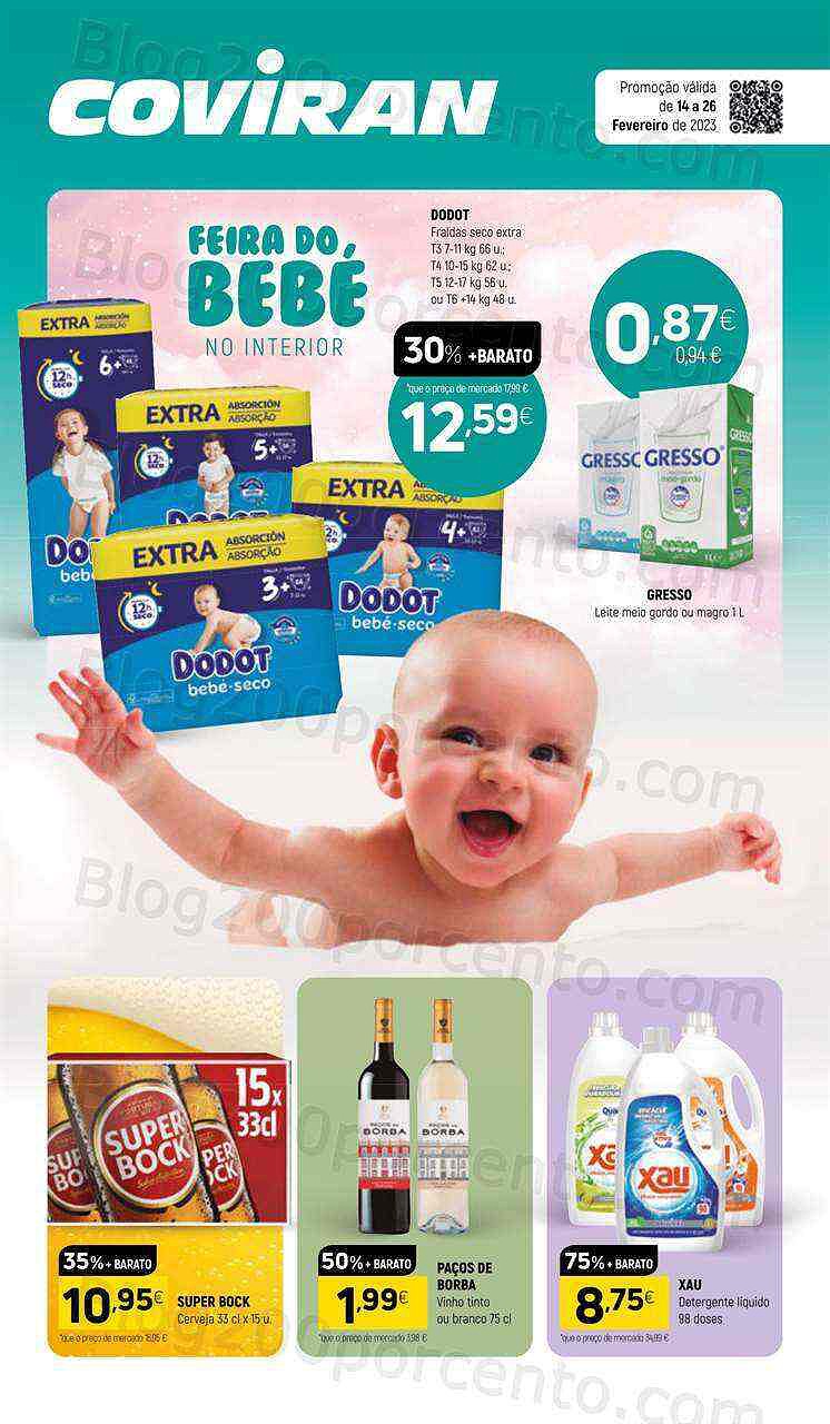 Antevisão Folheto COVIRAN Promoções de 14 a 26 fevereiro