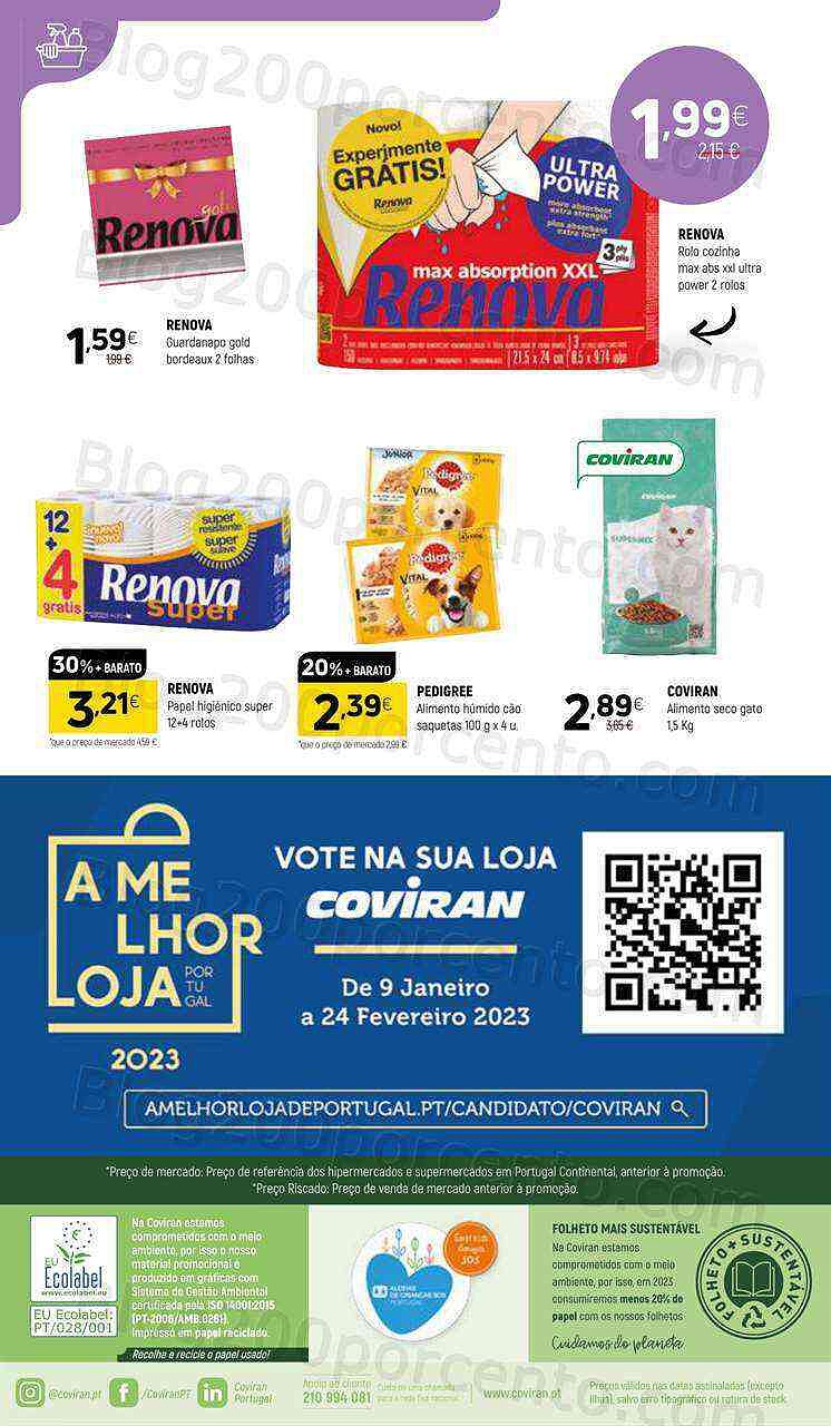 Antevisão Folheto COVIRAN Promoções de 14 a 26 fevereiro