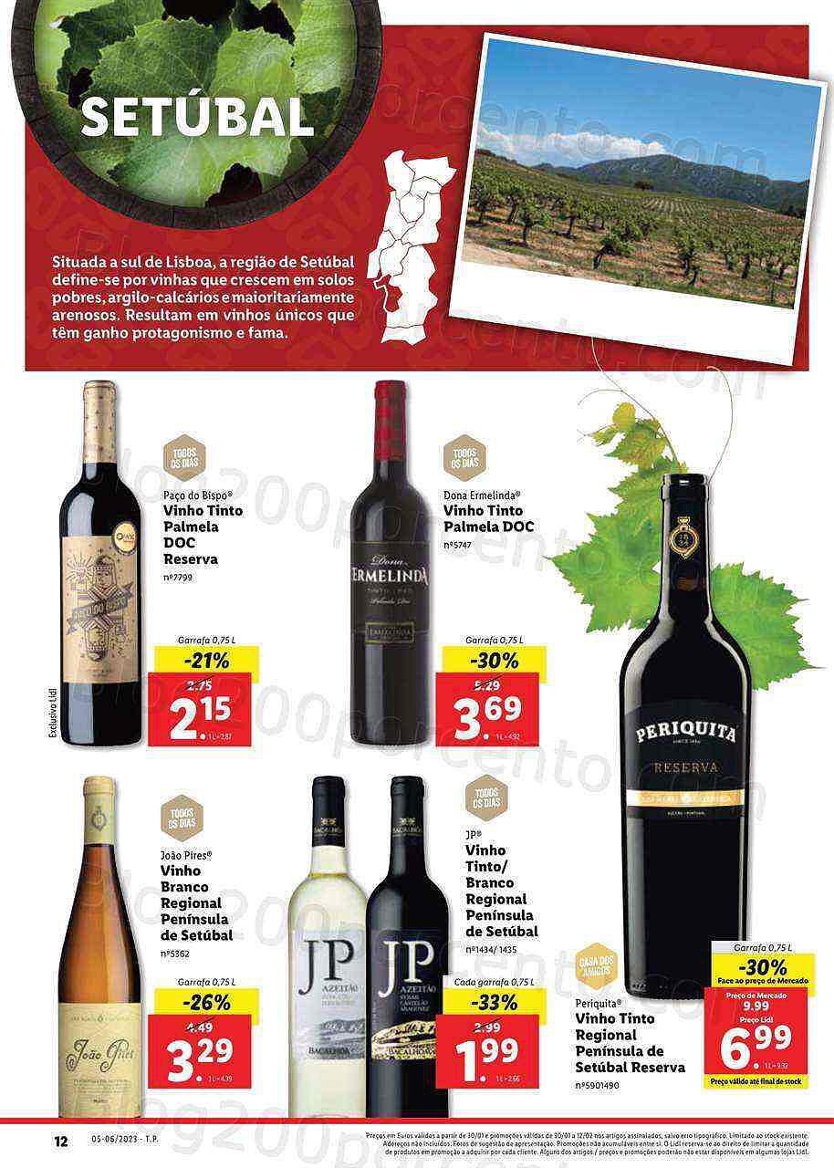 Antevisão Folheto LIDL Feira Queijos, Enchidos e Vinhos Promoções de 30 janeiro a 12 fevereiro