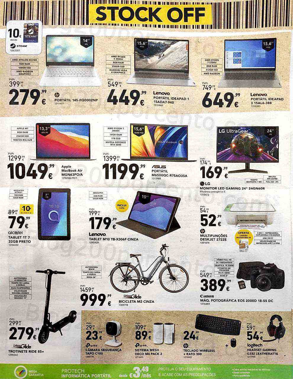 Antevisão Folheto RADIO POPULAR Stock Off Promoções de 26 janeiro a 8 fevereiro