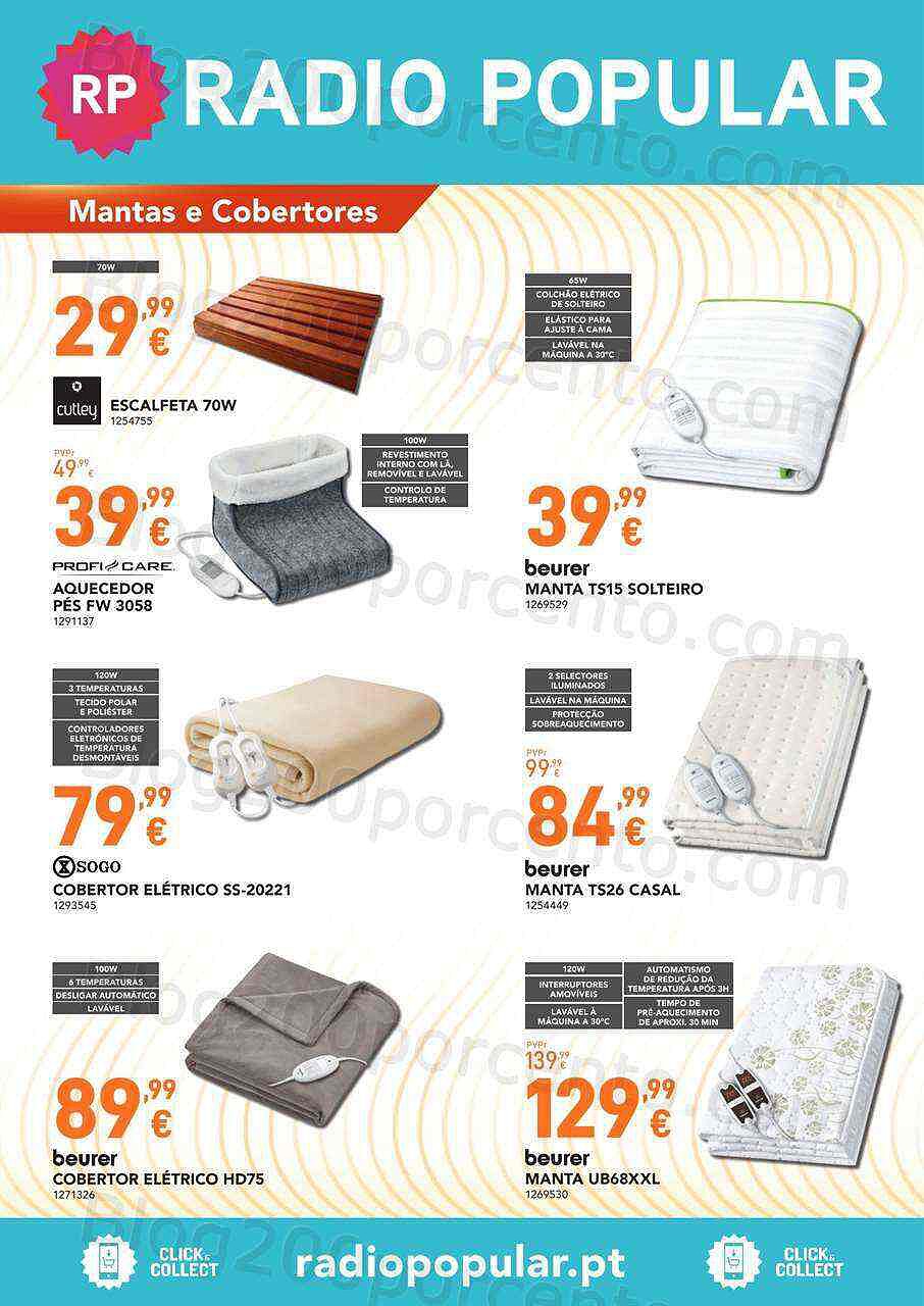 Antevisão Folheto RADIO POPULAR Especial Aquecimento Promoções de 27 janeiro a 5 fevereiro