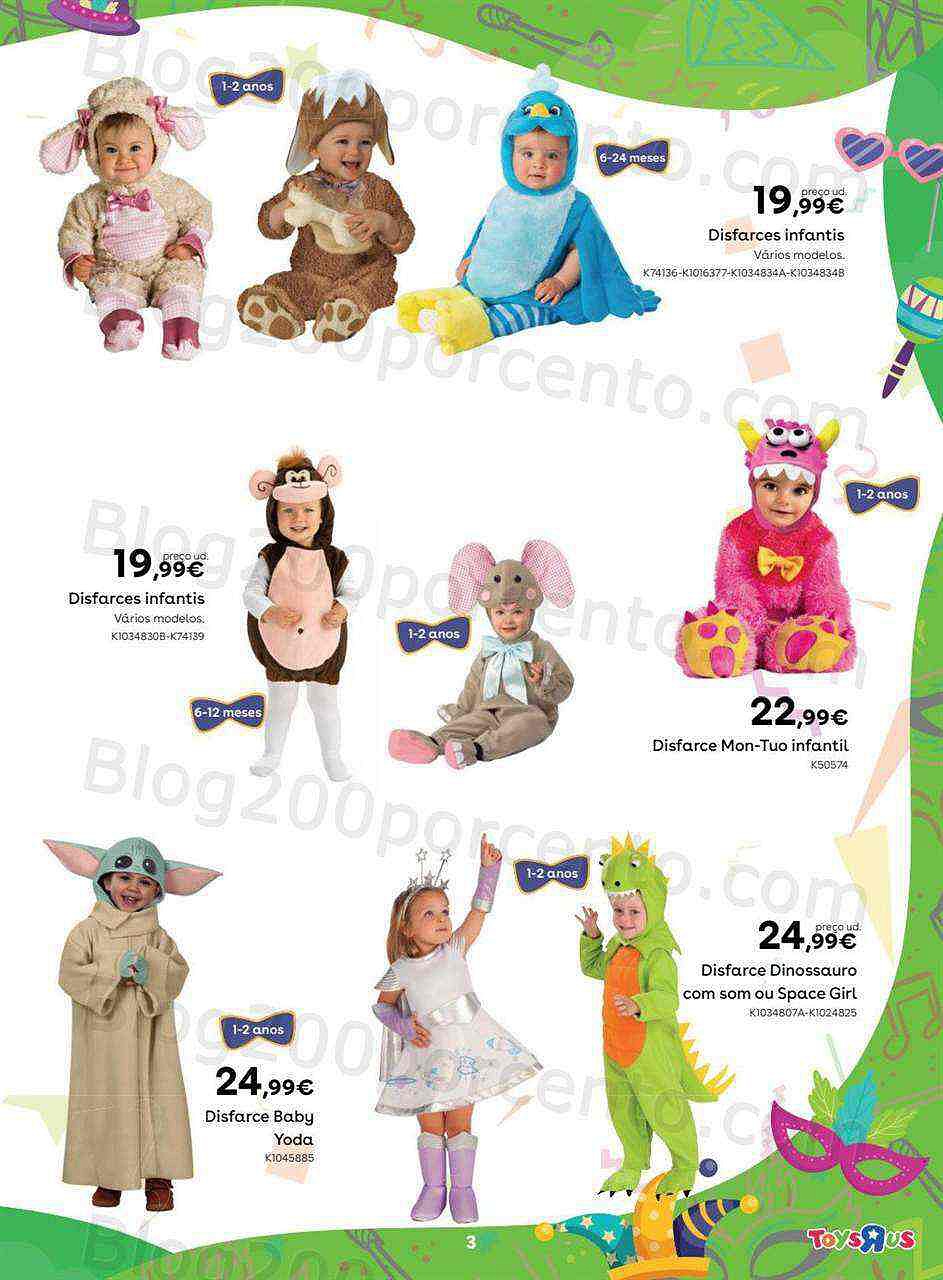 Antevisão Folheto TOYSRUS Carnaval Promoções de 25 janeiro a 21 fevereiro