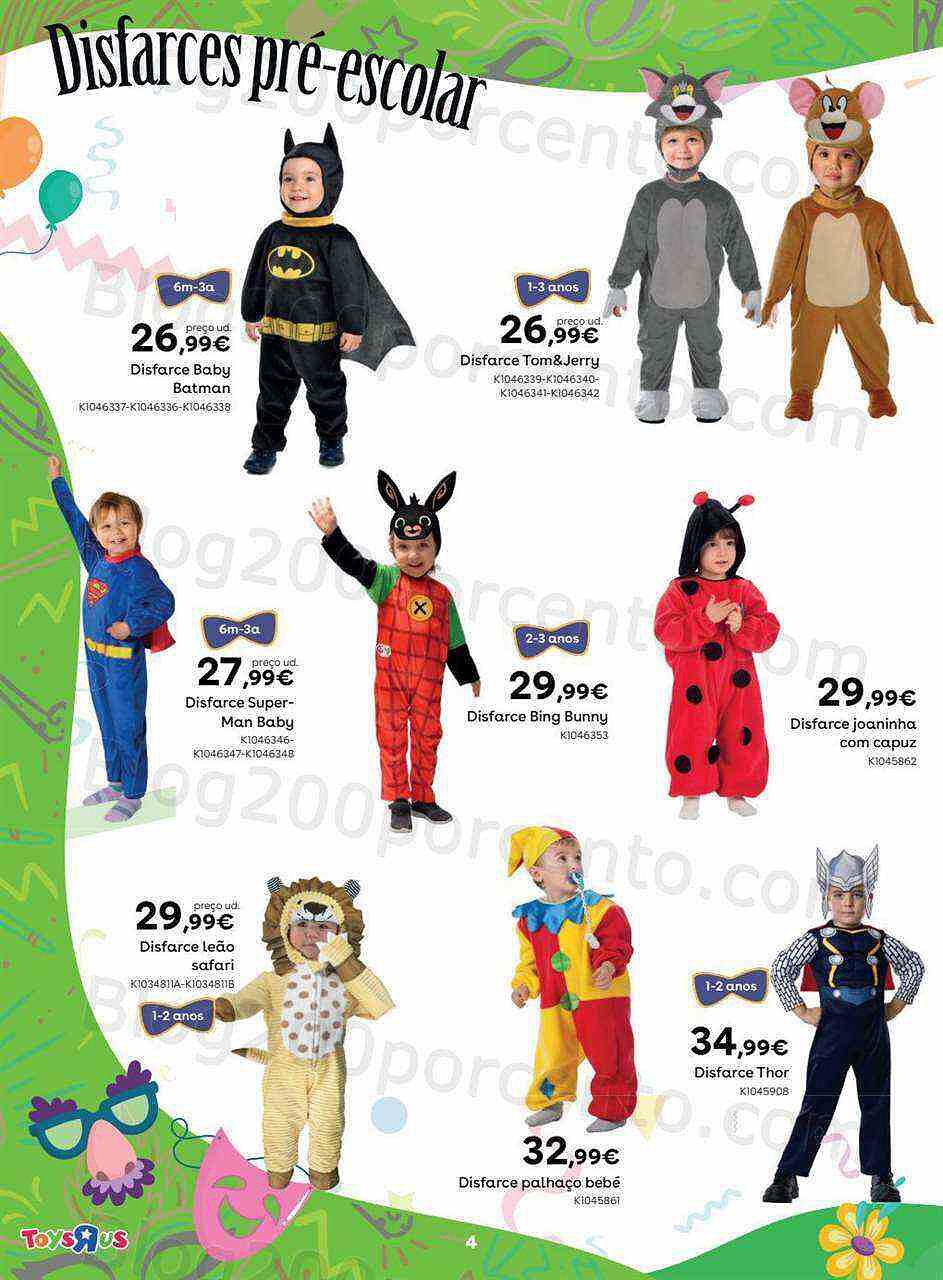 Antevisão Folheto TOYSRUS Carnaval Promoções de 25 janeiro a 21 fevereiro
