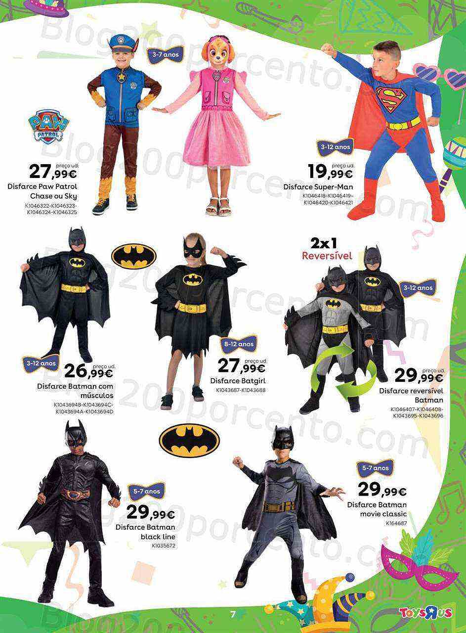 Antevisão Folheto TOYSRUS Carnaval Promoções de 25 janeiro a 21 fevereiro