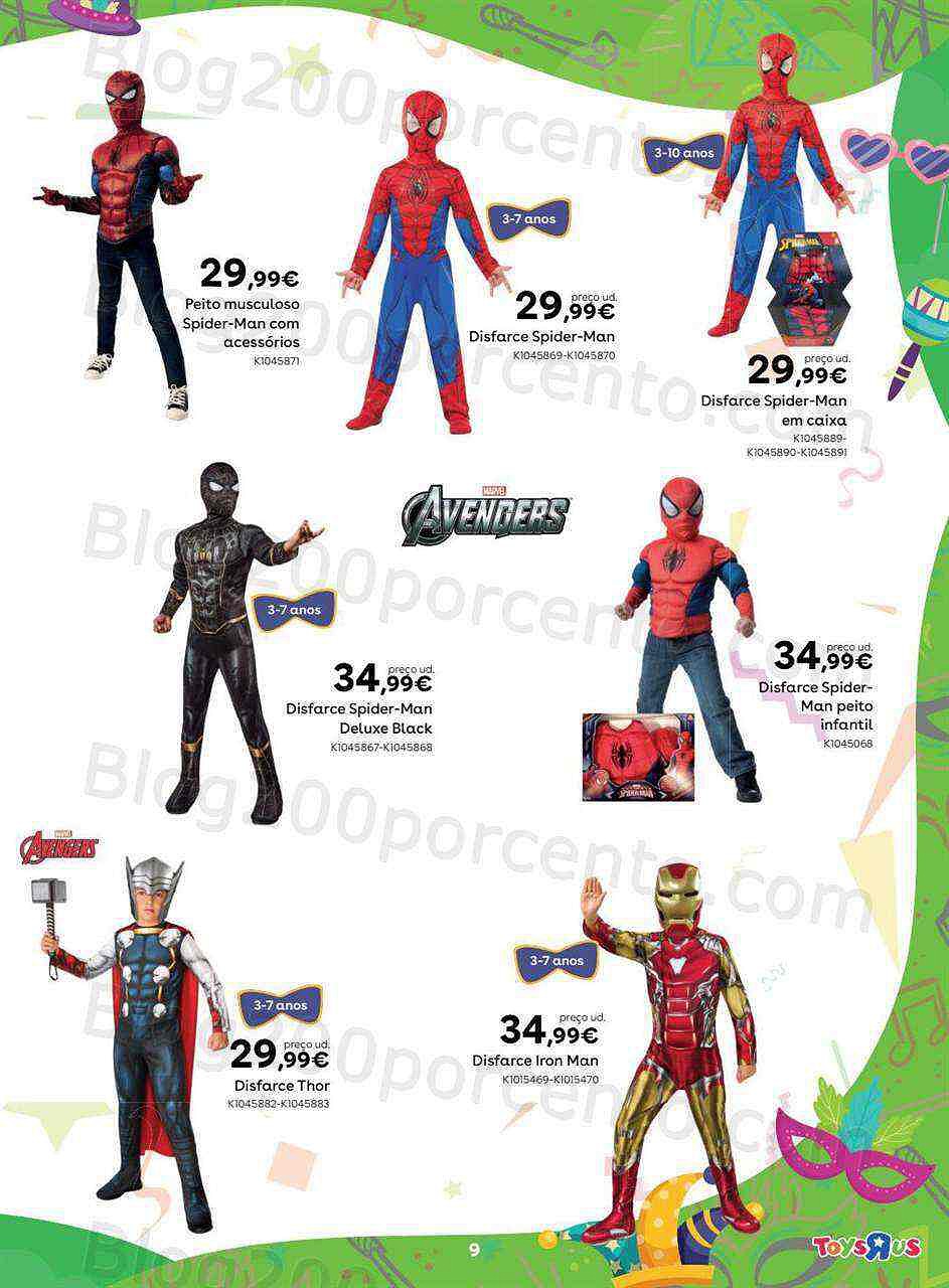 Antevisão Folheto TOYSRUS Carnaval Promoções de 25 janeiro a 21 fevereiro