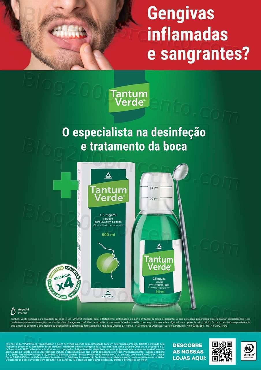 Antevisão Folheto WELLS Higiene Oral Promoções de 31 janeiro a 27 fevereiro