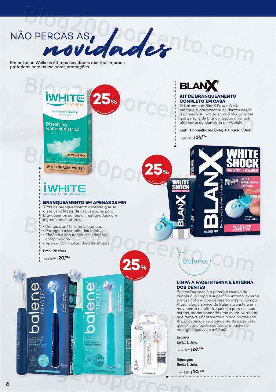 Antevisão Folheto WELLS Higiene Oral Promoções de 31 janeiro a 27 fevereiro