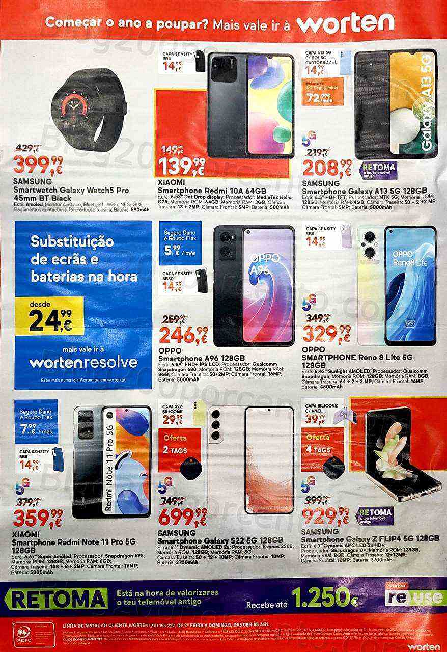 Antevisão Folheto WORTEN Saldos Promoções de 10 a 16 janeiro