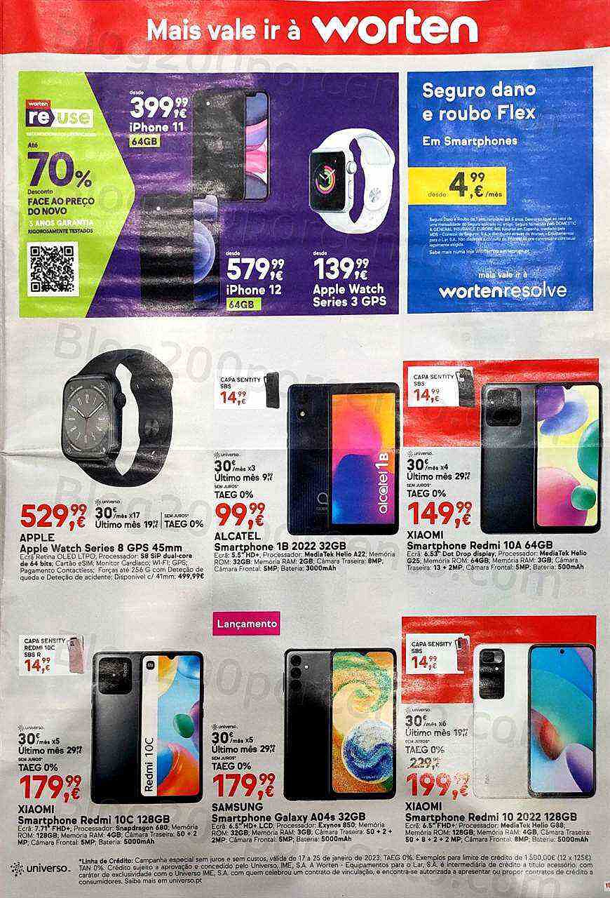 Antevisão Folheto WORTEN Promoções de 17 a 25 janeiro