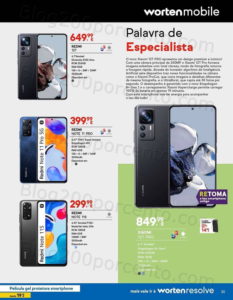 Antevisão Folheto WORTEN Mobile Promoções de 1 a 28 fevereiro