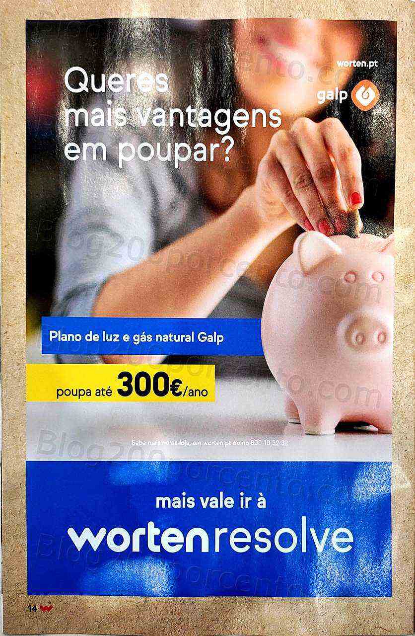 Antevisão Folheto WORTEN Poupança e Ecologia Promoções até 16 março 