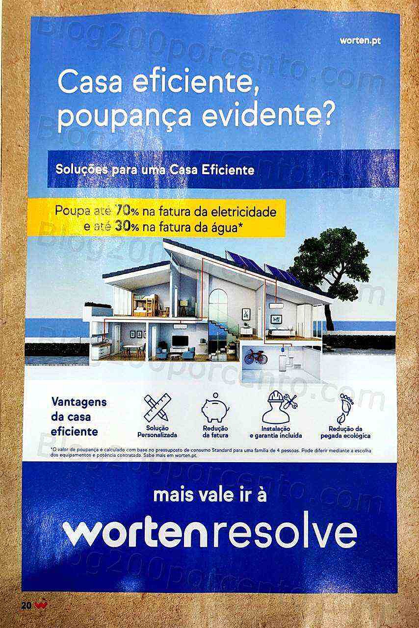 Antevisão Folheto WORTEN Poupança e Ecologia Promoções até 16 março 