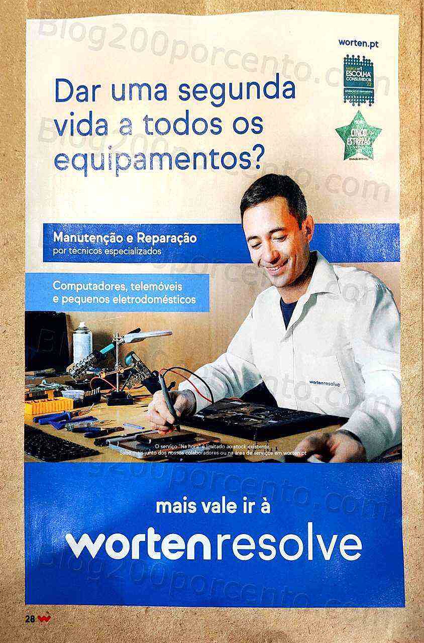 Antevisão Folheto WORTEN Poupança e Ecologia Promoções até 16 março 