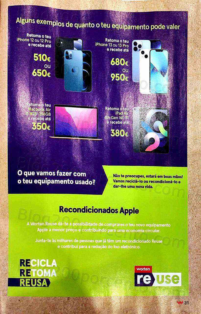 Antevisão Folheto WORTEN Poupança e Ecologia Promoções até 16 março 