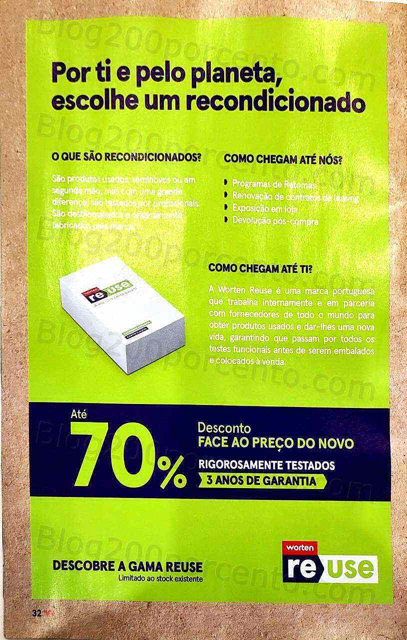 Antevisão Folheto WORTEN Poupança e Ecologia Promoções até 16 março 