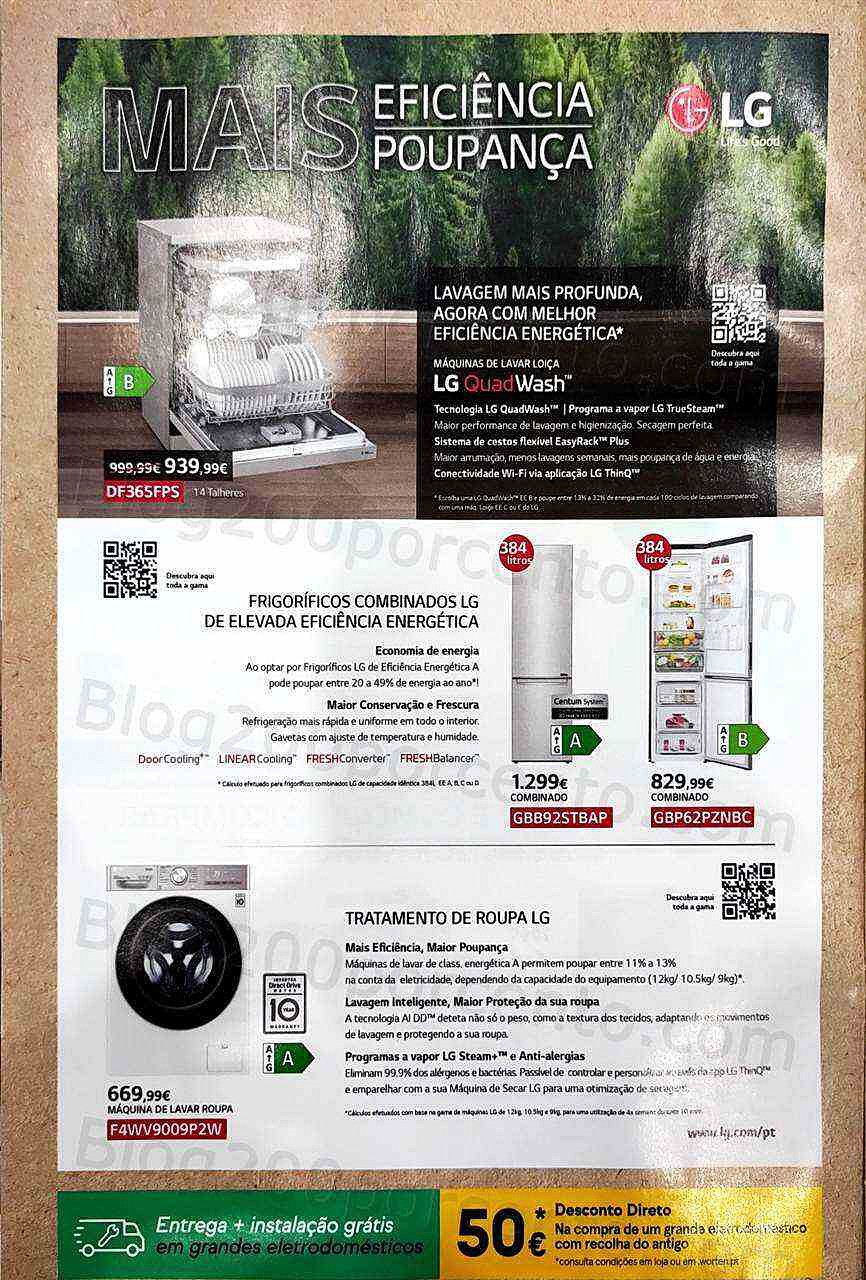 Antevisão Folheto WORTEN Poupança e Ecologia Promoções até 16 março 