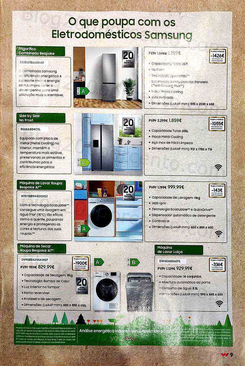 Antevisão Folheto WORTEN Poupança e Ecologia Promoções até 16 março 