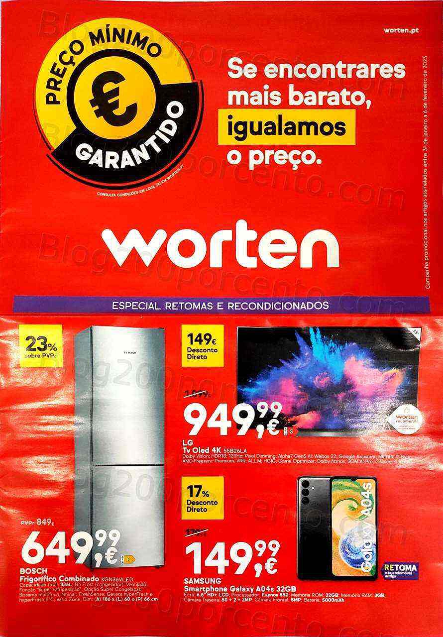 Antevisão Folheto WORTEN Promoções de 31 janeiro a 6 fevereiro