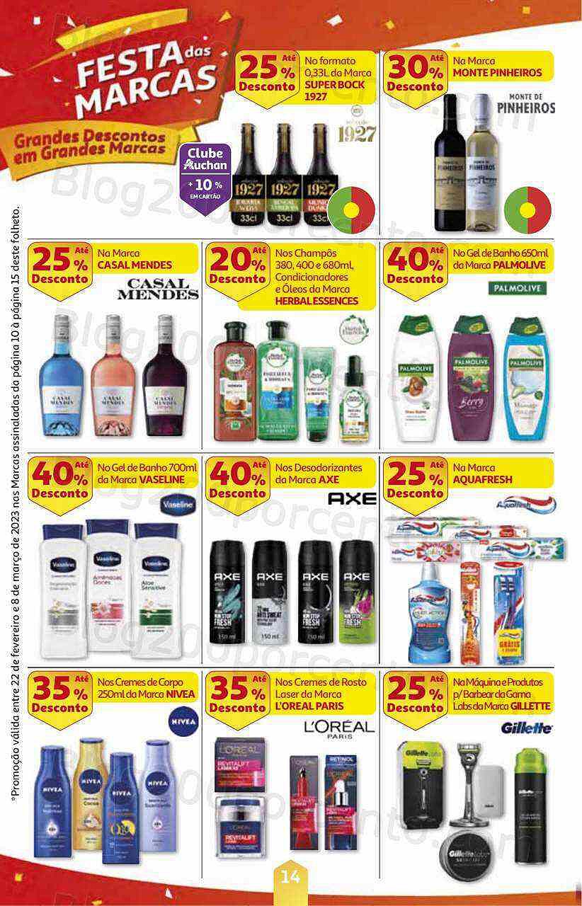 Antevisão Folheto AUCHAN Promoções de 22 fevereiro a 8 março