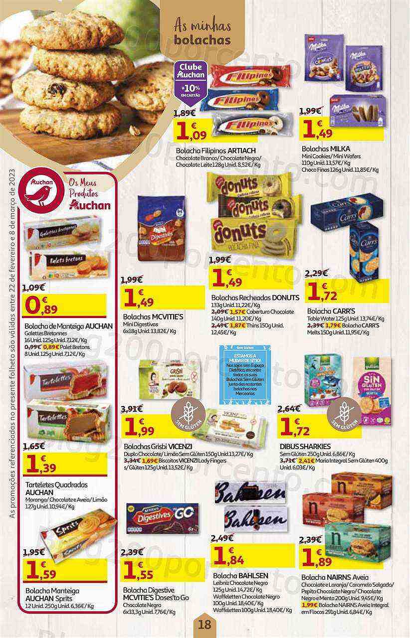 Antevisão Folheto AUCHAN Promoções de 22 fevereiro a 8 março