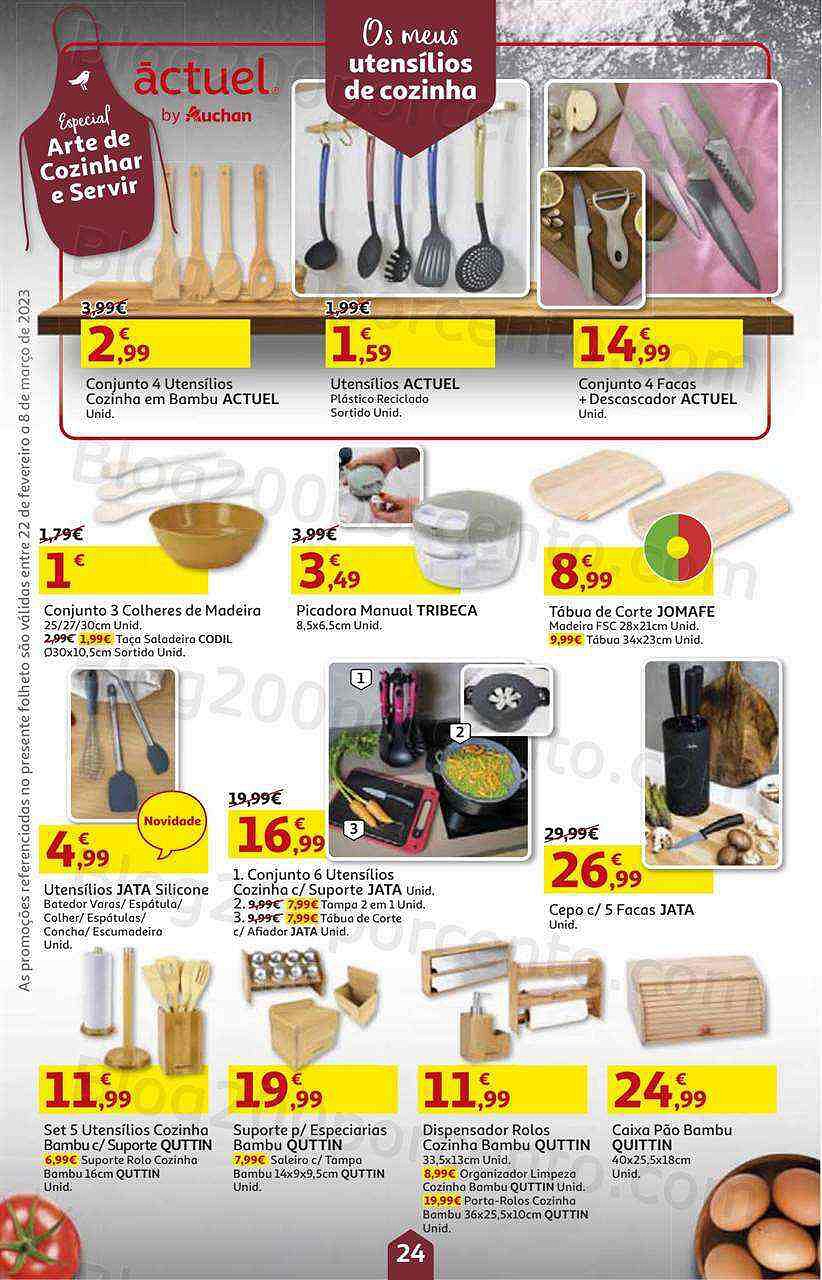 Antevisão Folheto AUCHAN Promoções de 22 fevereiro a 8 março