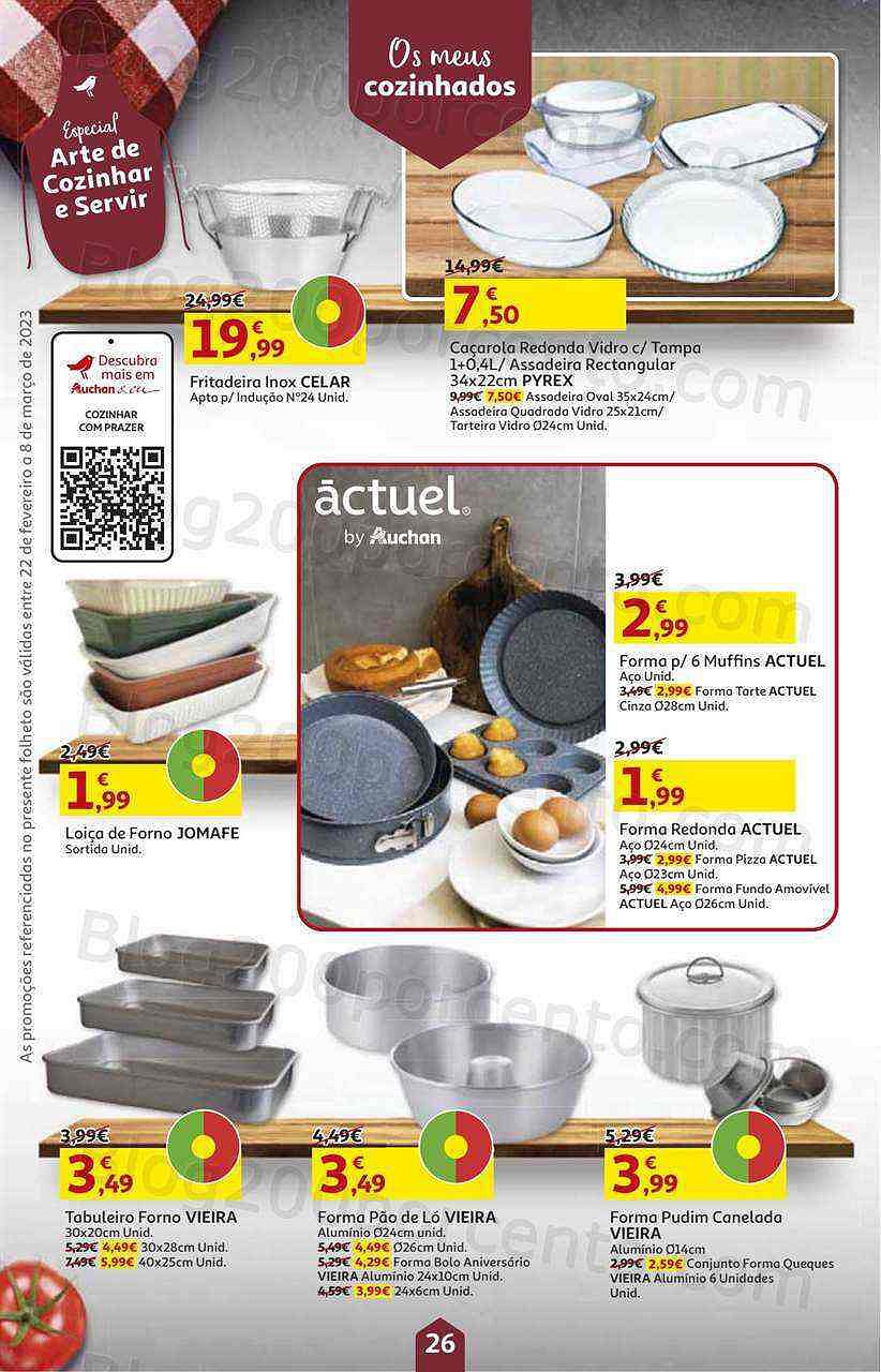 Antevisão Folheto AUCHAN Promoções de 22 fevereiro a 8 março