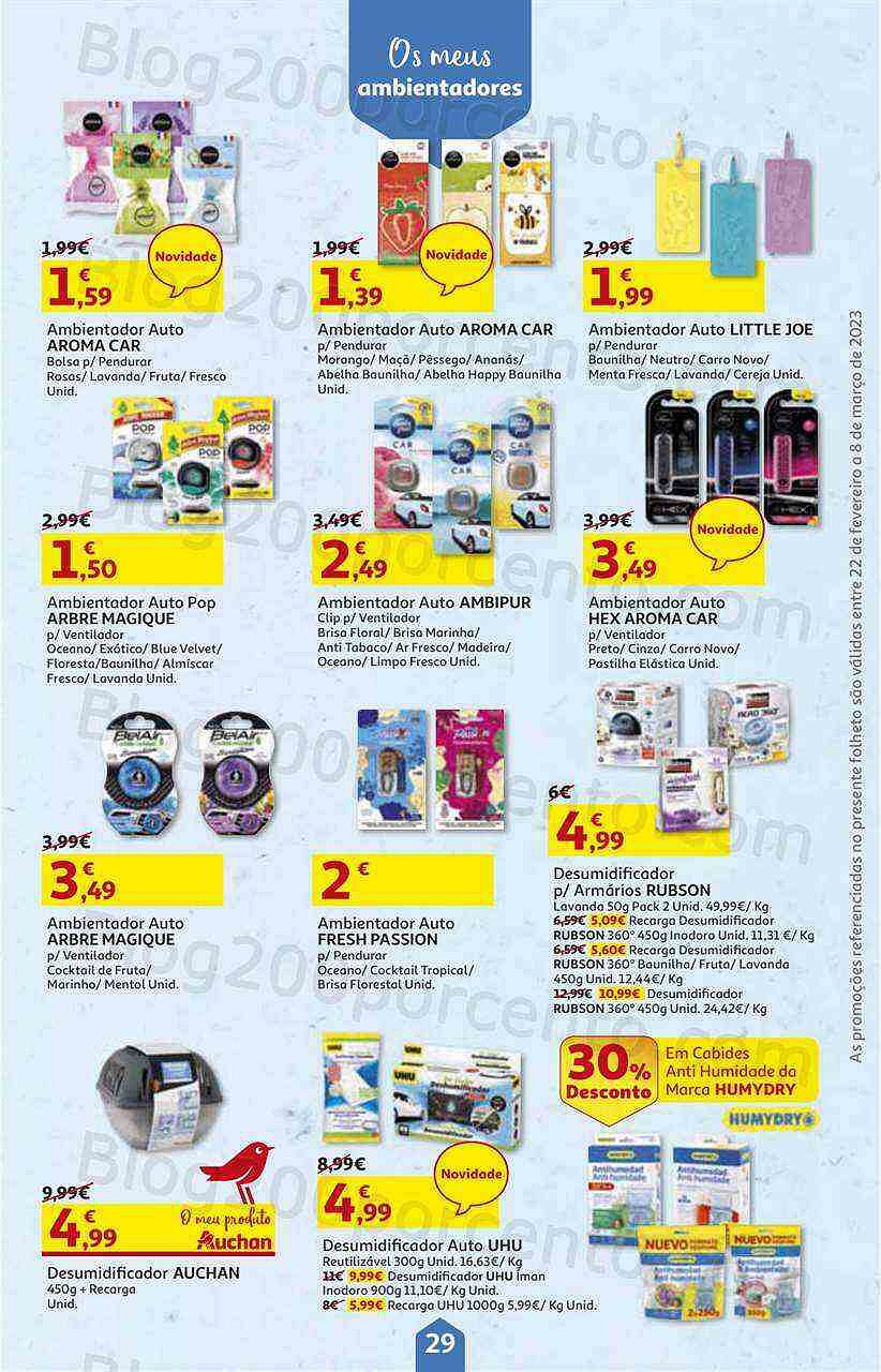 Antevisão Folheto AUCHAN Promoções de 22 fevereiro a 8 março