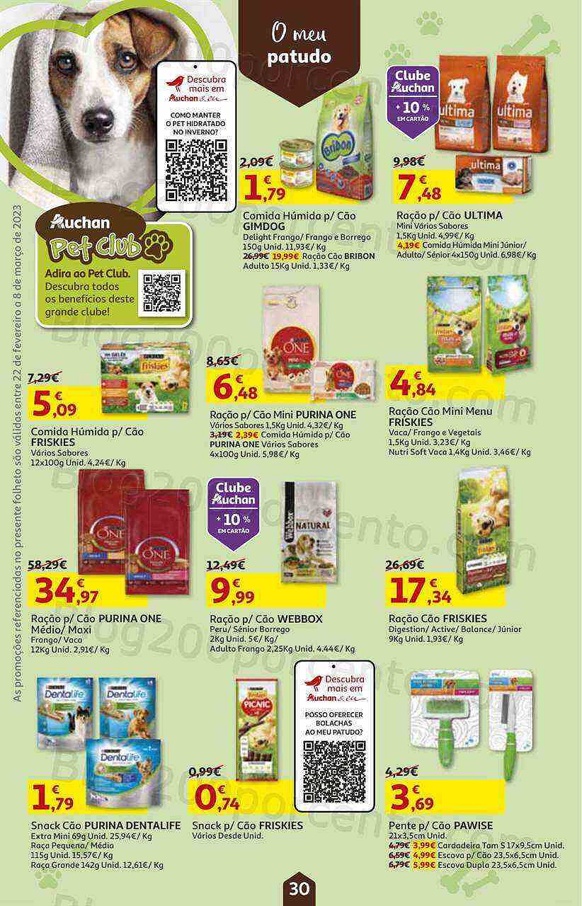 Antevisão Folheto AUCHAN Promoções de 22 fevereiro a 8 março