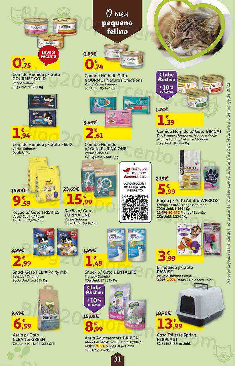 Antevisão Folheto AUCHAN Promoções de 22 fevereiro a 8 março