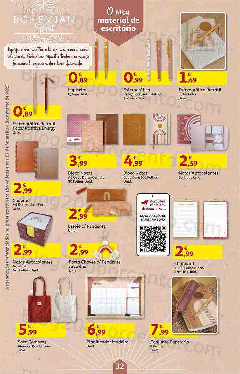 Antevisão Folheto AUCHAN Promoções de 22 fevereiro a 8 março